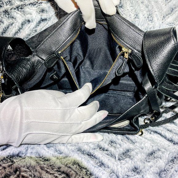 NWT - COACH DAKOTAH FRINGE CROSSBODY IN WHIPLASH LEATHER (F34396) - Picture 11 of 13